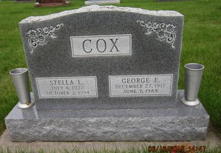 COX, GEORGE E - Dallas County, Iowa | GEORGE E COX 