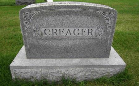 CREAGER, FAMILY STONE - Dallas County, Iowa | FAMILY STONE CREAGER 