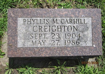 CREIGHTON, PHYLLIS M - Dallas County, Iowa | PHYLLIS M CREIGHTON 