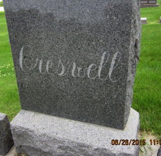 CRESWELL, FAMILY STONE - Dallas County, Iowa | FAMILY STONE CRESWELL 