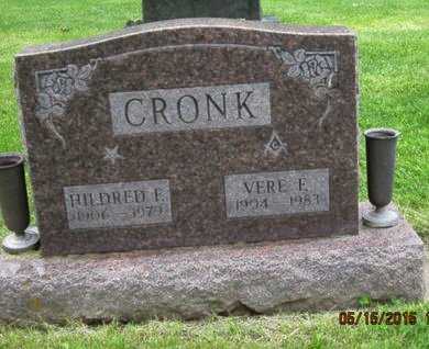 CRONK, HILDRED F - Dallas County, Iowa | HILDRED F CRONK 