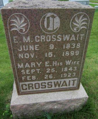 CROSSWAIT, E M - Dallas County, Iowa | E M CROSSWAIT 