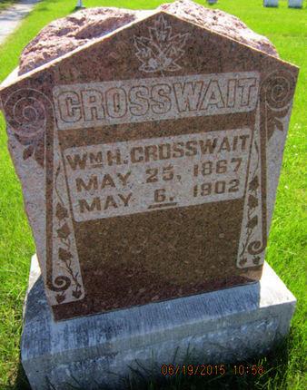 CROSSWAIT, WM H - Dallas County, Iowa | WM H CROSSWAIT 