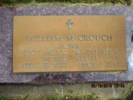 CROUCH, WILLIAM M - Dallas County, Iowa | WILLIAM M CROUCH 