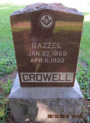 CROWELL, BAZZEL - Dallas County, Iowa | BAZZEL CROWELL 