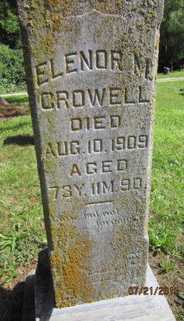 CROWELL, ELENOR M - Dallas County, Iowa | ELENOR M CROWELL 