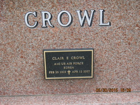 CROWL, CLAIR E - Dallas County, Iowa | CLAIR E CROWL 