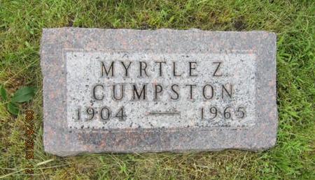 CUMPSTON, MYRTLE Z - Dallas County, Iowa | MYRTLE Z CUMPSTON 