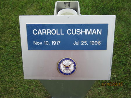 CUSHMAN, CARROLL - Dallas County, Iowa | CARROLL CUSHMAN 