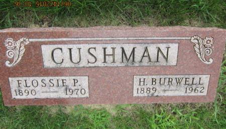 CUSHMAN, FLOSSIE P - Dallas County, Iowa | FLOSSIE P CUSHMAN 