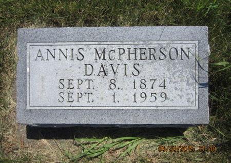 DAVIS, ANNIS - Dallas County, Iowa | ANNIS DAVIS 