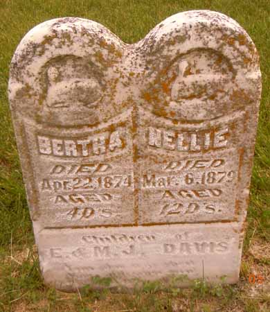 DAVIS, BERTHA - Dallas County, Iowa | BERTHA DAVIS 