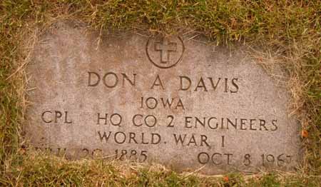 DAVIS, DON A - Dallas County, Iowa | DON A DAVIS 