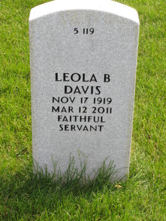 HARDIMAN DAVIS, LEOLA B - Dallas County, Iowa | LEOLA B HARDIMAN DAVIS 