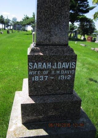 DAVIS, SARAH J - Dallas County, Iowa | SARAH J DAVIS 