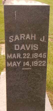 DAVIS, SARAH J - Dallas County, Iowa | SARAH J DAVIS 