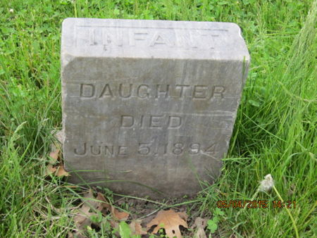 DAWES, INFANT DAUGHTER - Dallas County, Iowa | INFANT DAUGHTER DAWES 