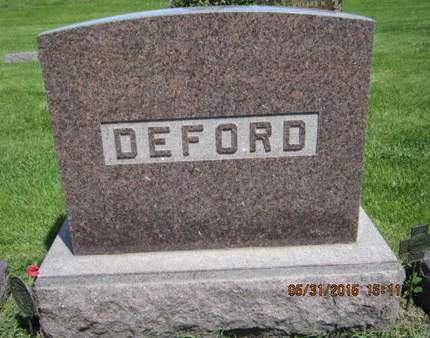 DEFORD, FAMILY STONE - Dallas County, Iowa | FAMILY STONE DEFORD 