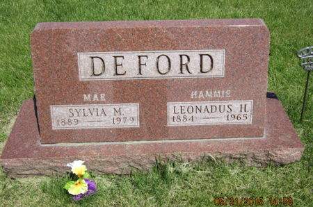 DEFORD, SYLVIA M - Dallas County, Iowa | SYLVIA M DEFORD 