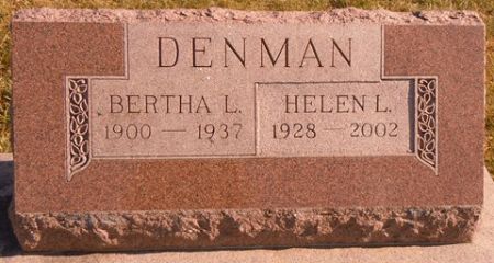 DENMAN, BERTHA L. - Dallas County, Iowa | BERTHA L. DENMAN 