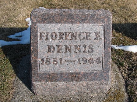 DENNIS, FLORENCE E. - Dallas County, Iowa | FLORENCE E. DENNIS 