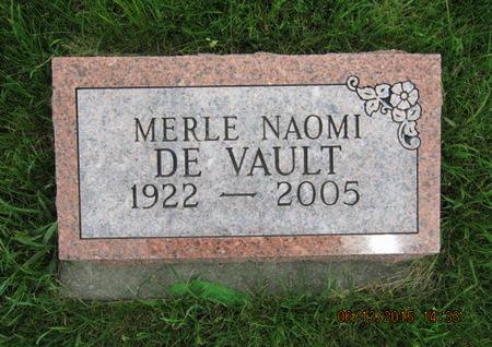 DEVAULT, MERLE NAOMI - Dallas County, Iowa | MERLE NAOMI DEVAULT 