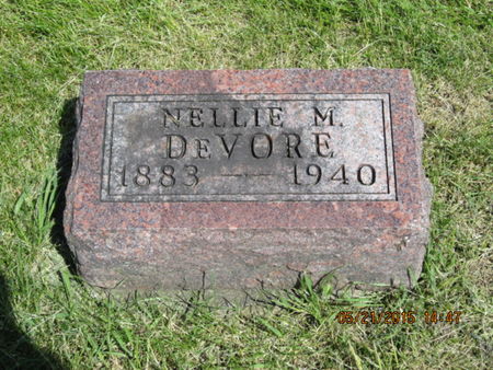 DEVORE, NELLIE M - Dallas County, Iowa | NELLIE M DEVORE 