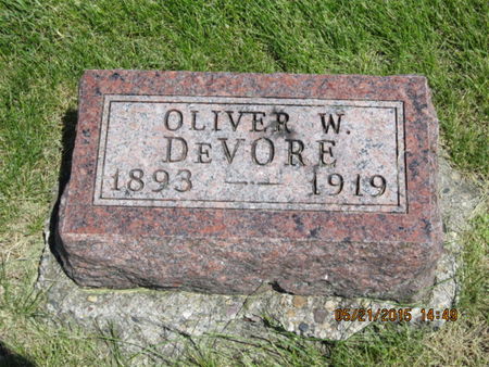 DEVORE, OLIVER W - Dallas County, Iowa | OLIVER W DEVORE 