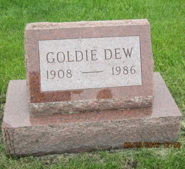DEW, GOLDIE - Dallas County, Iowa | GOLDIE DEW 