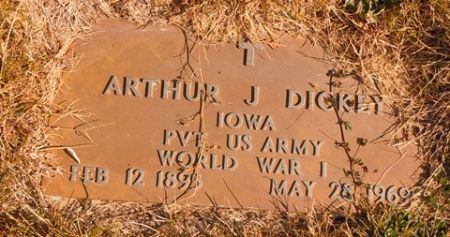 DICKEY, ARTHUR J. - Dallas County, Iowa | ARTHUR J. DICKEY 