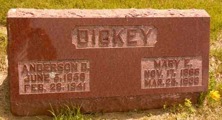 DICKEY, ANDERSON D - Dallas County, Iowa | ANDERSON D DICKEY 