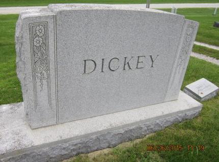 DICKEY, FAMILY STONE - Dallas County, Iowa | FAMILY STONE DICKEY 