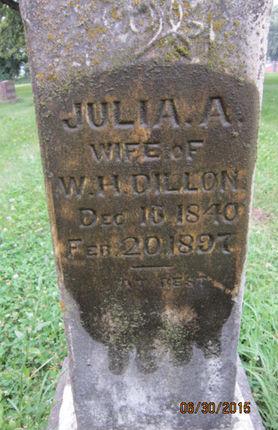 DILLON, JULIA A - Dallas County, Iowa | JULIA A DILLON 