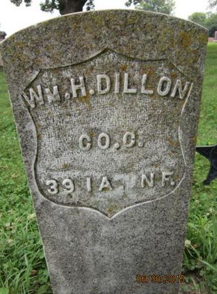 DILLON, WM H - Dallas County, Iowa | WM H DILLON 