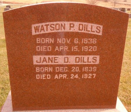 DILLS, WATSON P. - Dallas County, Iowa | WATSON P. DILLS 