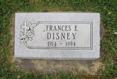 DISNEY, FRANCES E - Dallas County, Iowa | FRANCES E DISNEY 