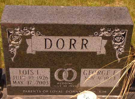 DORR, LOIS I - Dallas County, Iowa | LOIS I DORR 