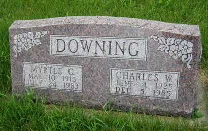 DOWNING, MYRTLE C - Dallas County, Iowa | MYRTLE C DOWNING 
