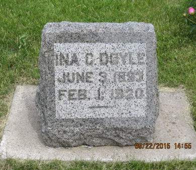 DOYLE, INA C - Dallas County, Iowa | INA C DOYLE 