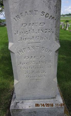 DRUSHEL, INFANT SON - Dallas County, Iowa | INFANT SON DRUSHEL 