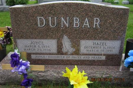 DUNBAR, JOYCE - Dallas County, Iowa | JOYCE DUNBAR 