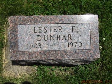 DUNBAR, LESTER F - Dallas County, Iowa | LESTER F DUNBAR 