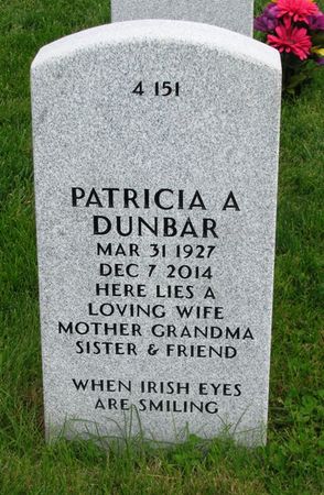 MCGARVEY DUNBAR, PATRICIA ANN - Dallas County, Iowa | PATRICIA ANN MCGARVEY DUNBAR 