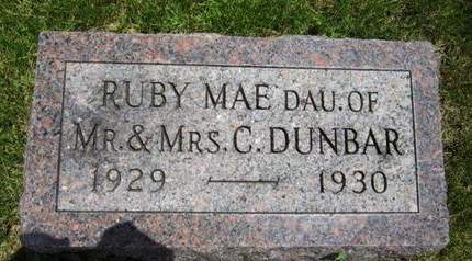 DUNBAR, RUBY MAE - Dallas County, Iowa | RUBY MAE DUNBAR 