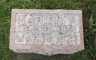 DUNN, MARION W - Dallas County, Iowa | MARION W DUNN 