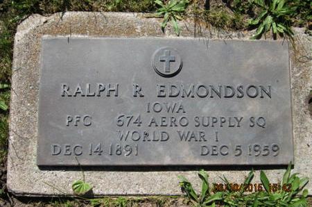 EDMONDSON, RALPH R - Dallas County, Iowa | RALPH R EDMONDSON 
