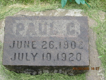 ELLIS, PAUL C - Dallas County, Iowa | PAUL C ELLIS 