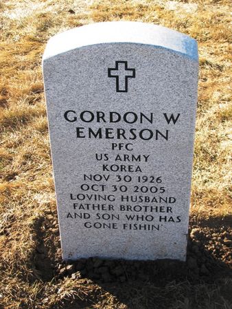 EMERSON, GORDON W - Dallas County, Iowa | GORDON W EMERSON 