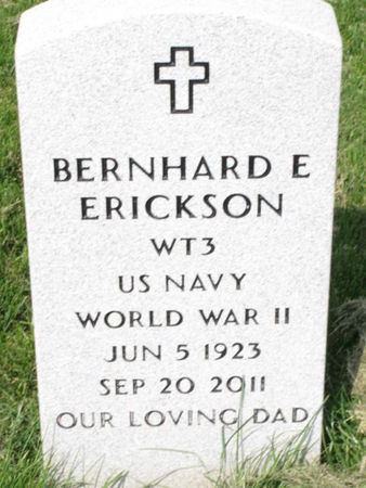 ERICKSON, BERNHARD E - Dallas County, Iowa | BERNHARD E ERICKSON 