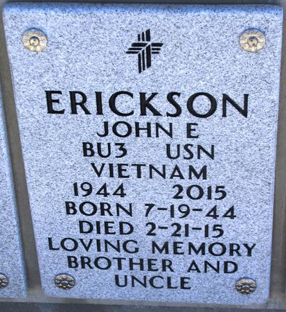 ERICKSON, JOHN E. - Dallas County, Iowa | JOHN E. ERICKSON 